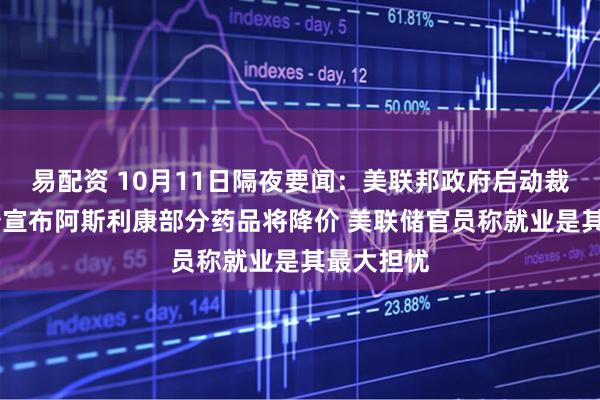 易配资 10月11日隔夜要闻：美联邦政府启动裁员 特朗普宣布阿斯利康部分药品将降价 美联储官员称就业是其最大担忧